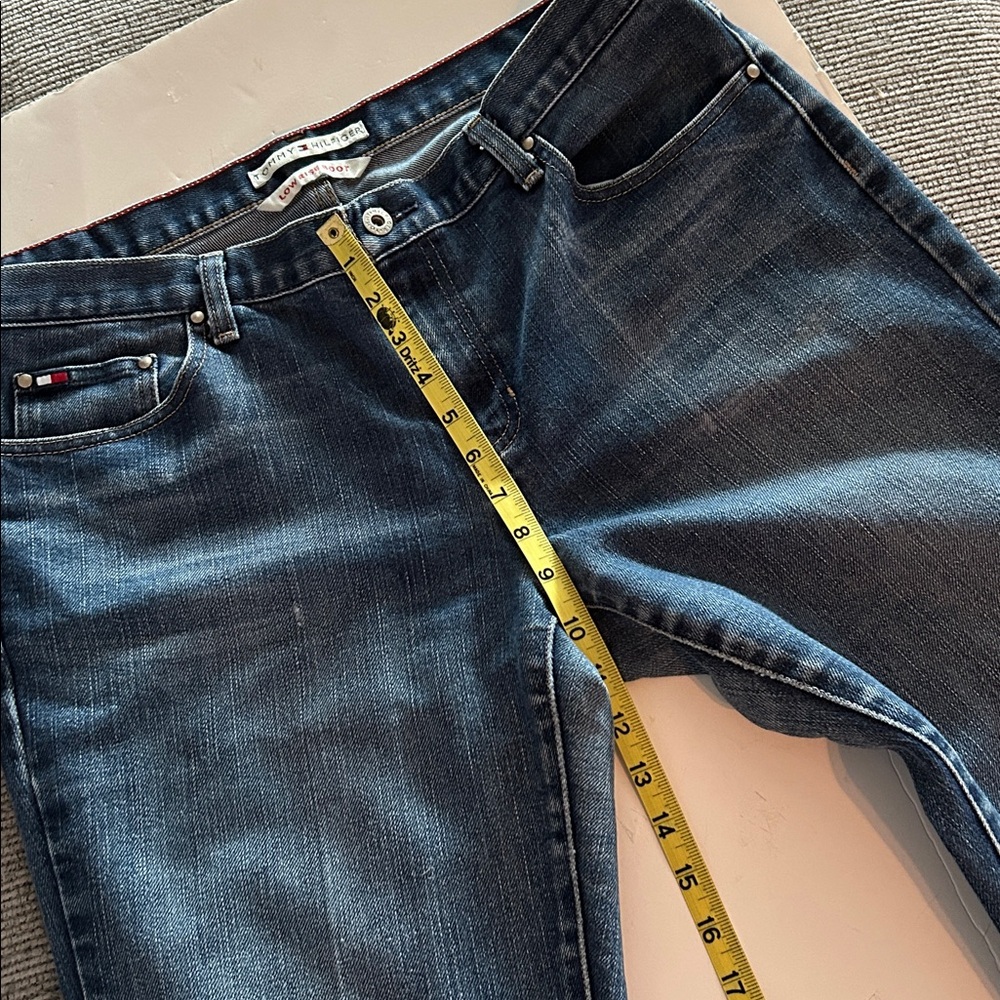 Tommy Hilfiger Low rise Bootcut Jeans classic denim size 14 - Picture 10 of 16